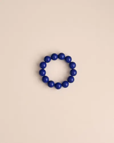 Bubbelarmband donker blauw